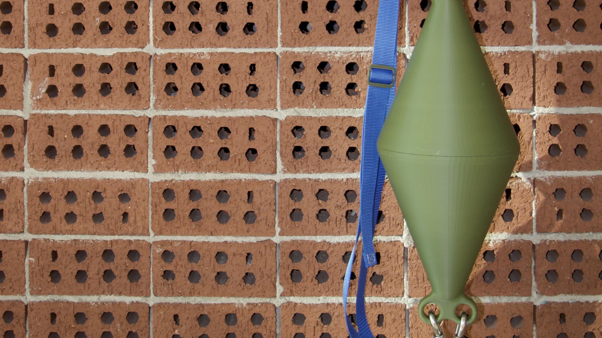 Olive green bag-buoy