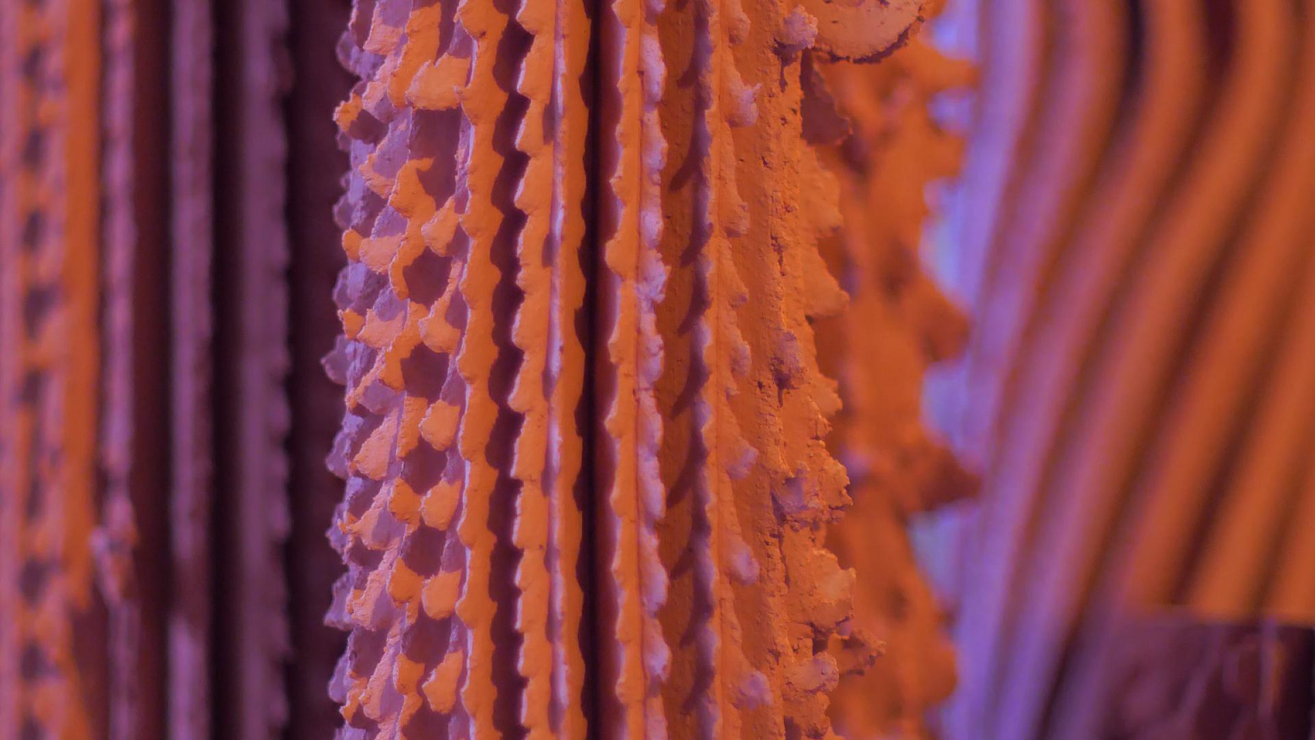 'Claustra' (2025), h150cm / 120x70cm, detail