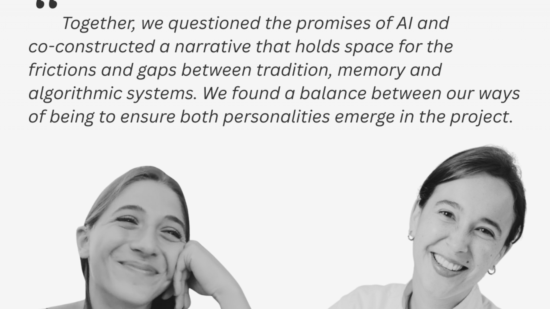 Martina Fiorito &amp; Natalia Solano Meynard