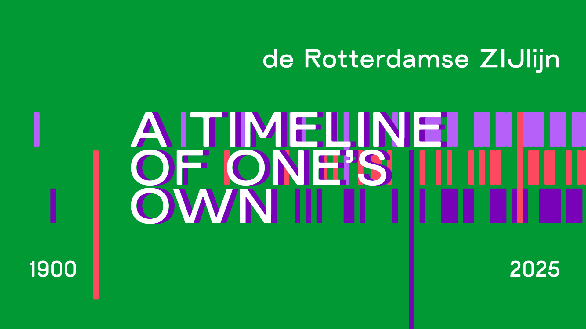 De Rotterdamse ZIJlijn - a timeline of one's own