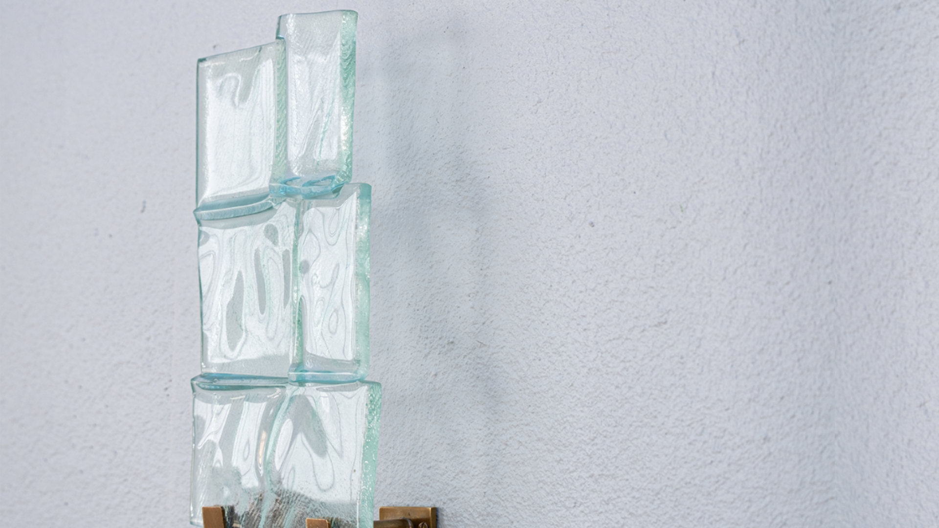 Sandy Bruns glass design wall sculpture