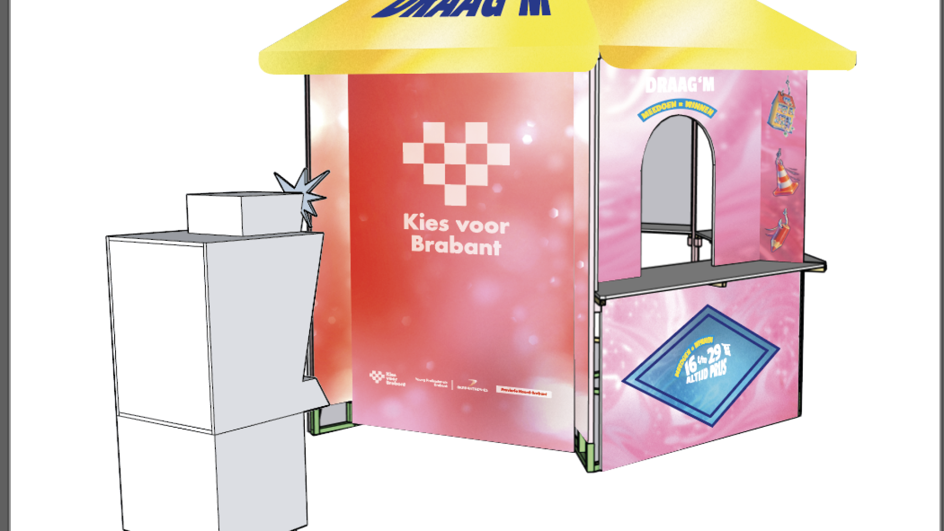 Render of the installation