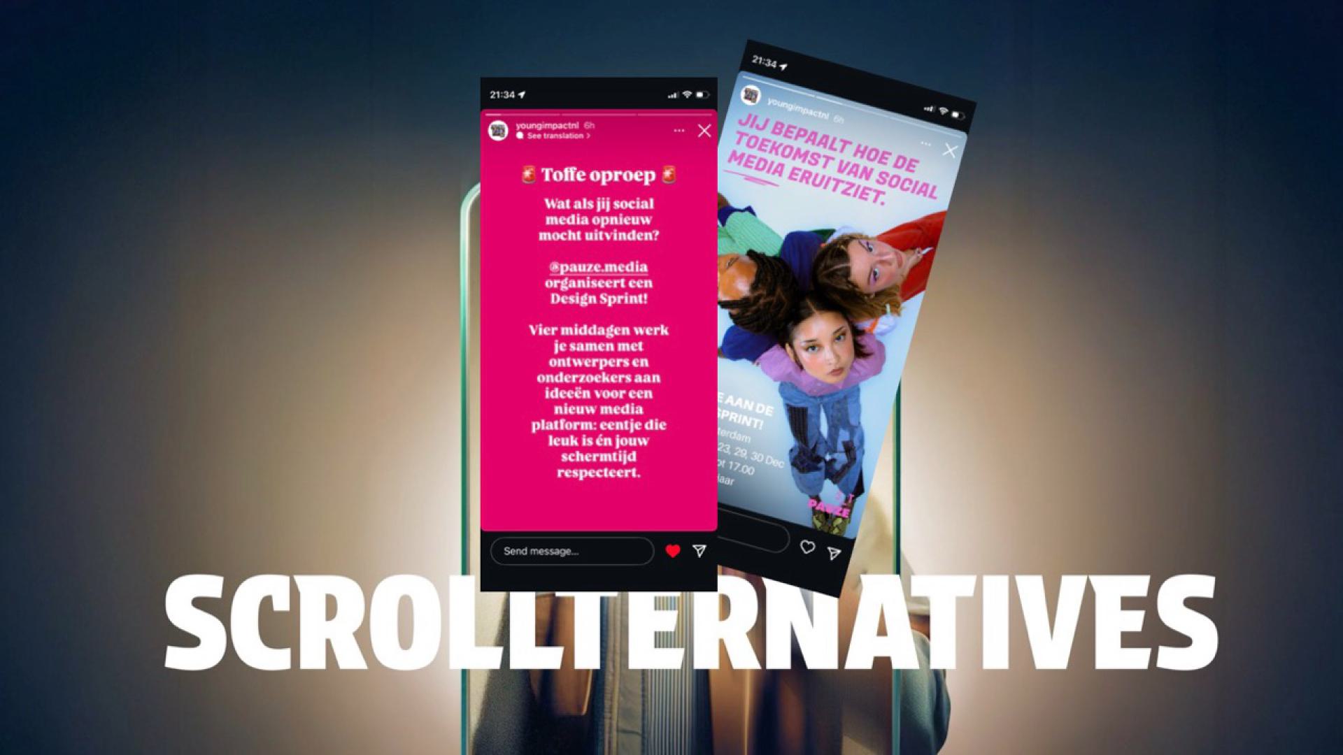 Co-creatie oproep voor Scrollternatives
