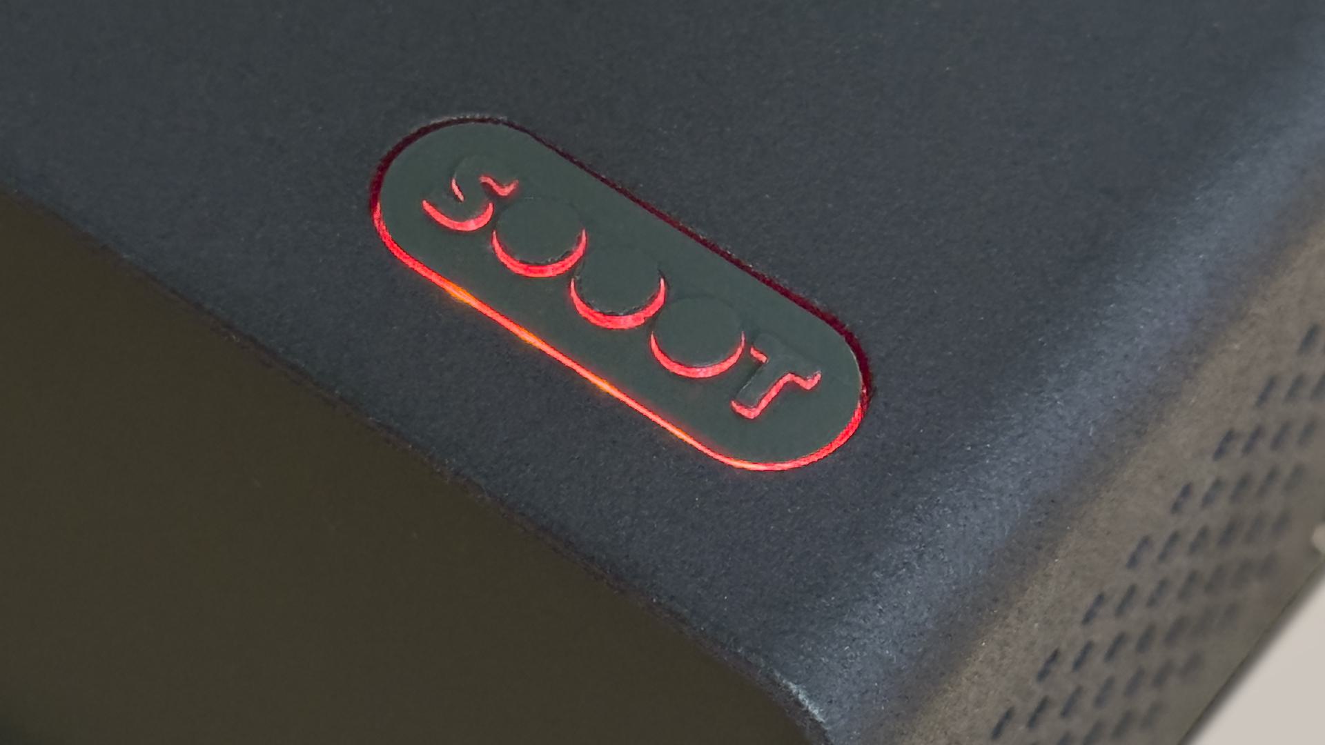The action button: pause and more.