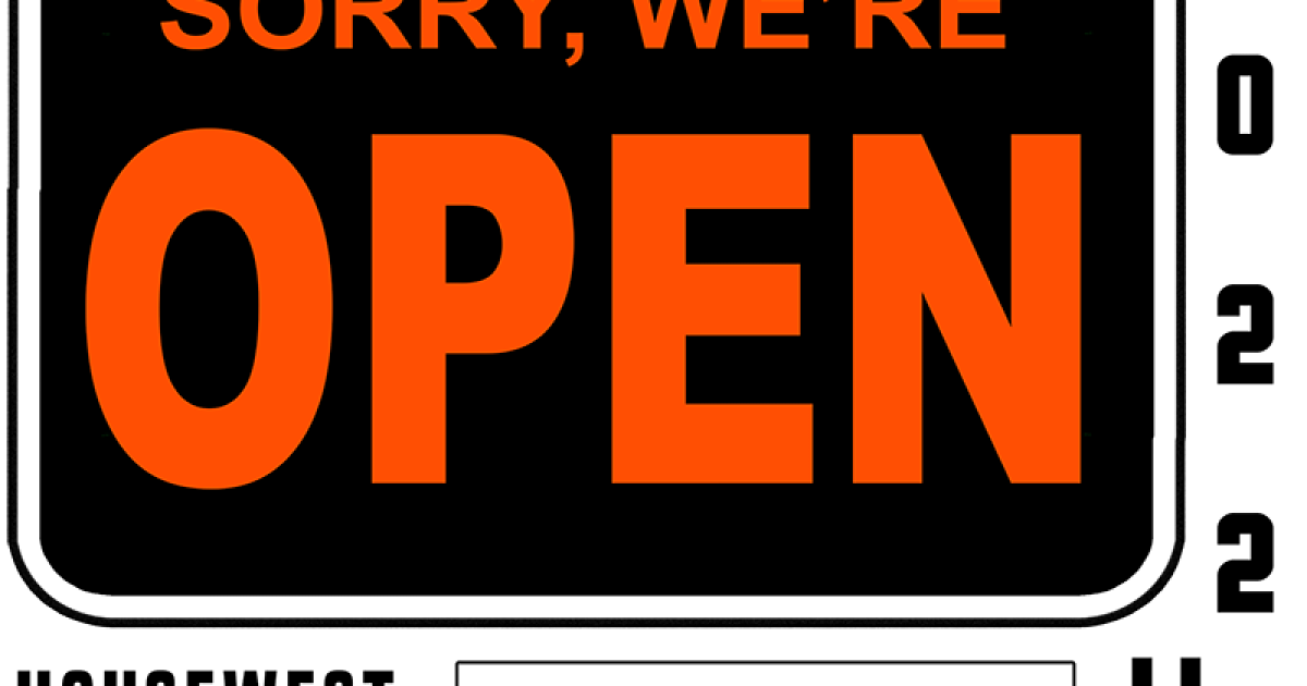 SORRY WE’RE OPEN - HOUSEWEST_ | Dutch Design Week
