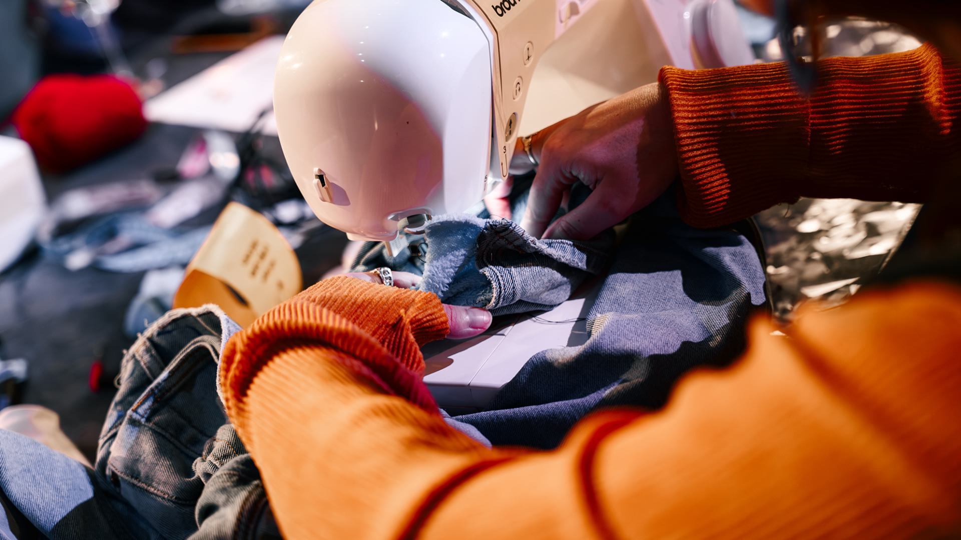 Remaking post-consumer denim