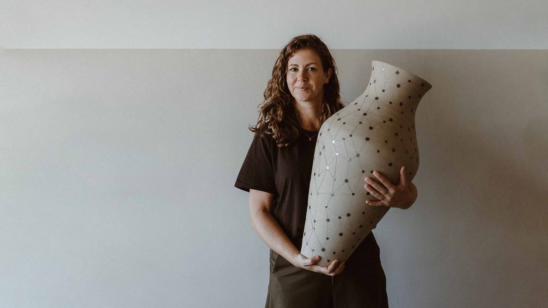 CLAI - AI monumental vessel - NOMO Ceramics