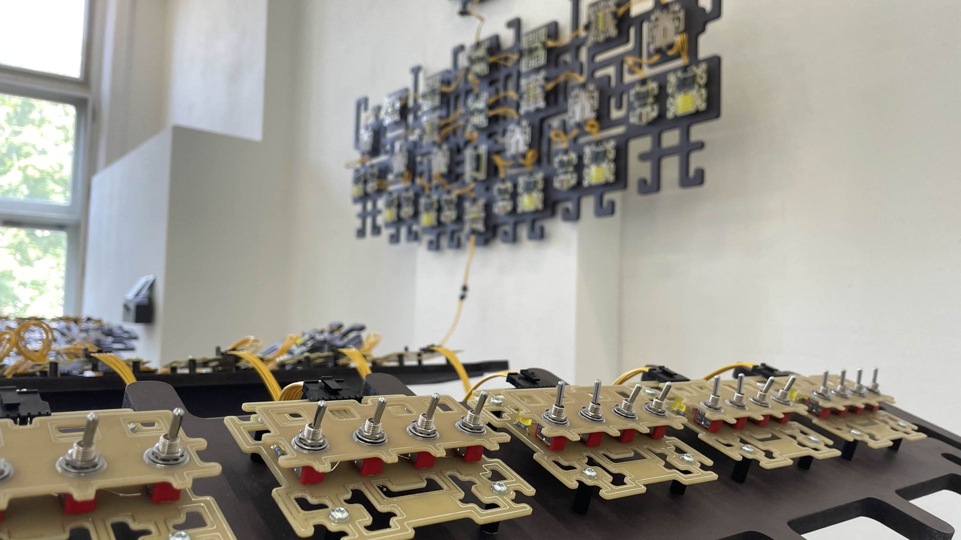 Input switches panel.