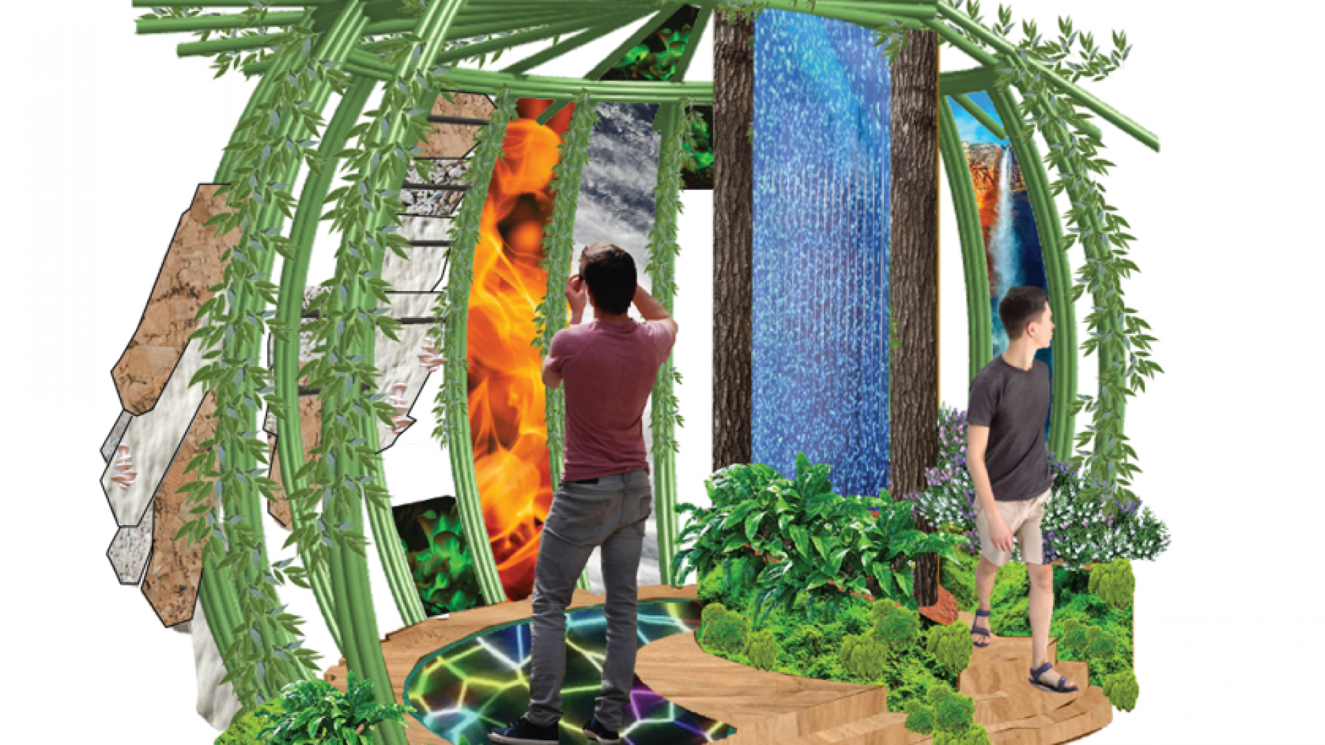 SYNKROS Space for Reconnection &amp; Living Design