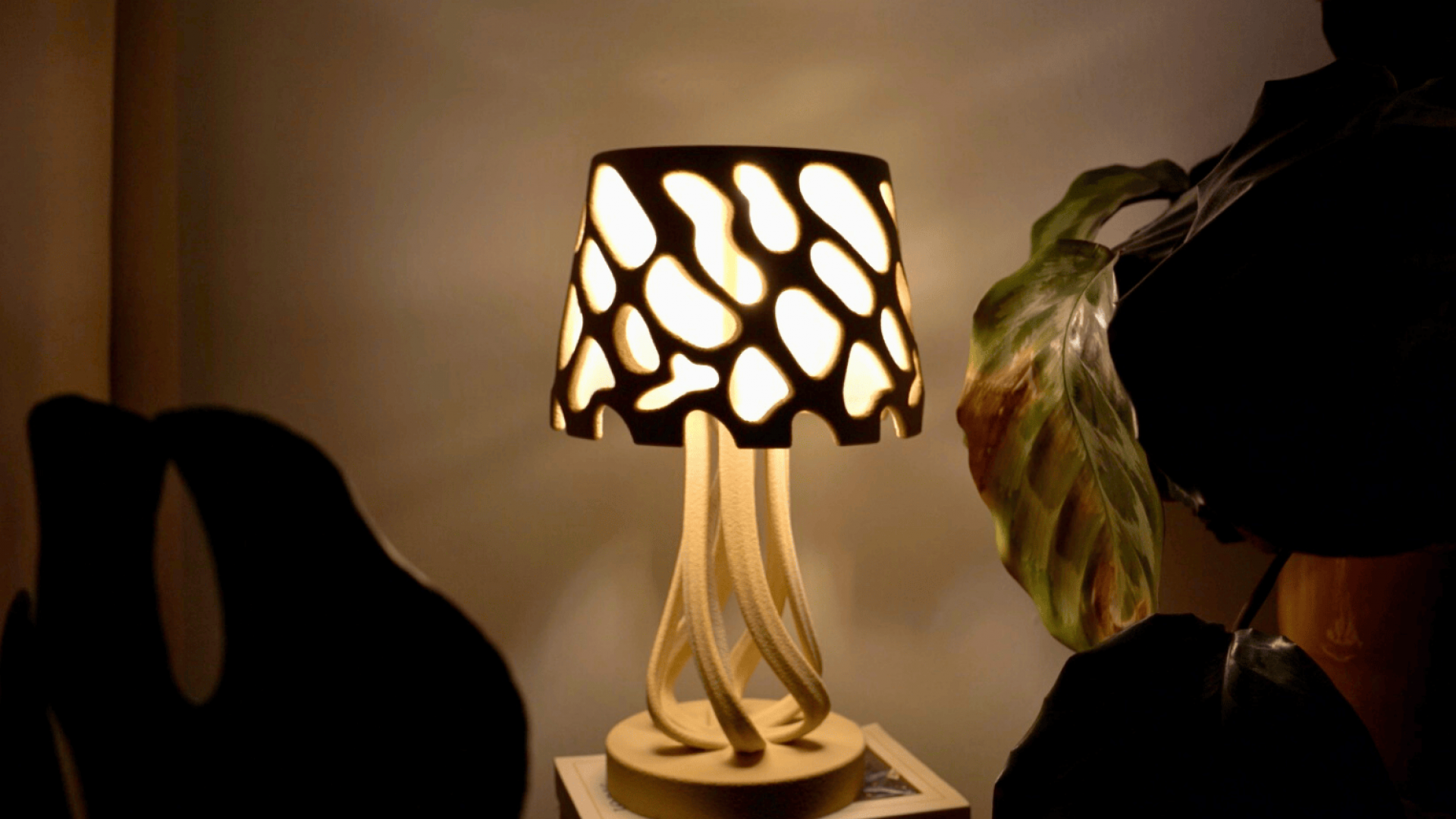 TERRA among leaves, light for thoughtful rooms