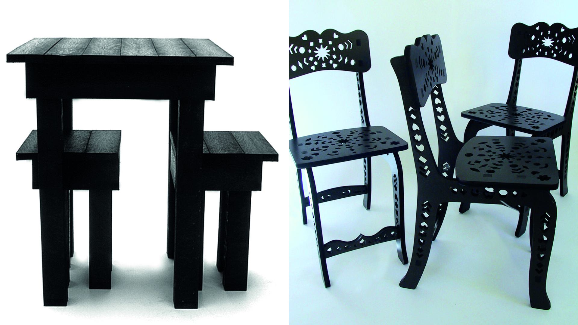 Tete a tête set (1997) - Laser Chair (2002)