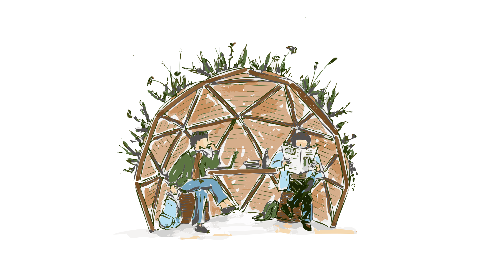 The ReGreen Hut cross-section