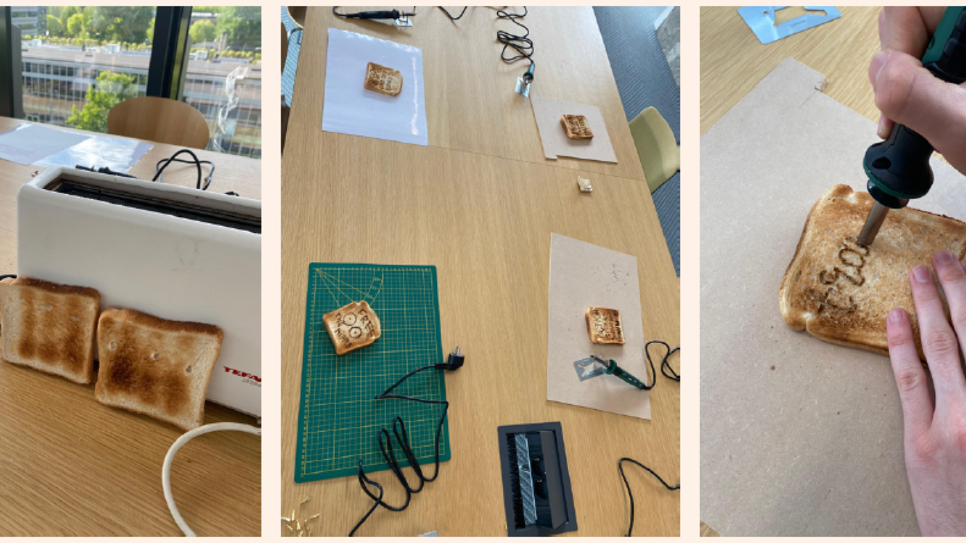 Toast engraving sessions