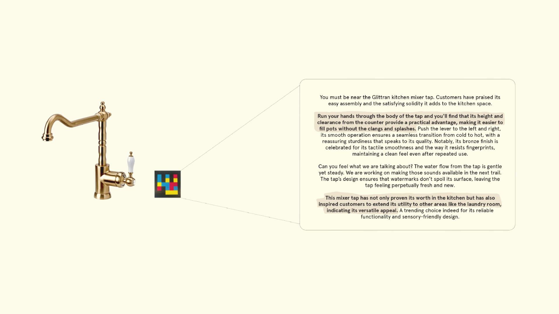Trails: Sample audio description of a product.