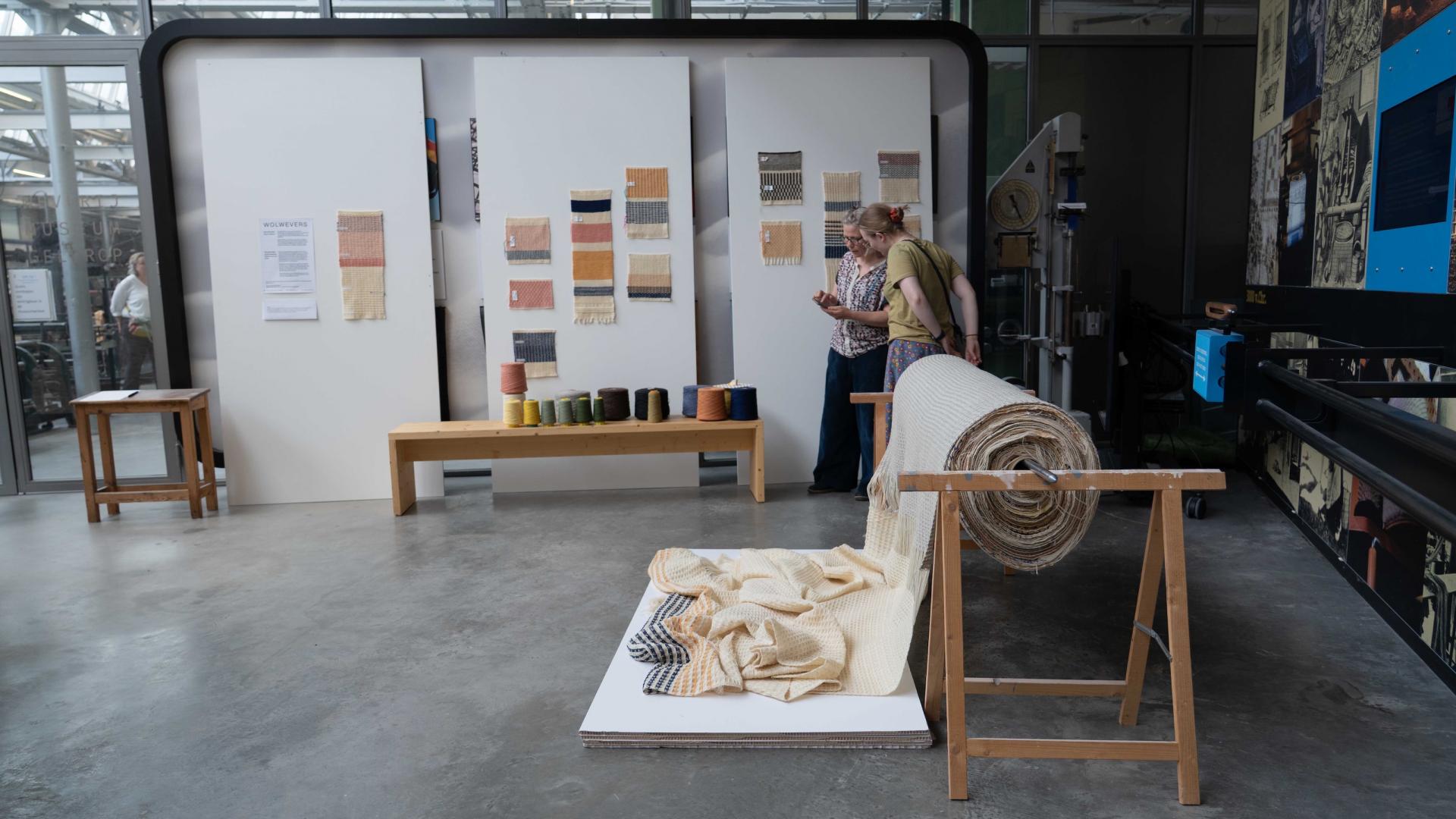 in het Weverijmuseum