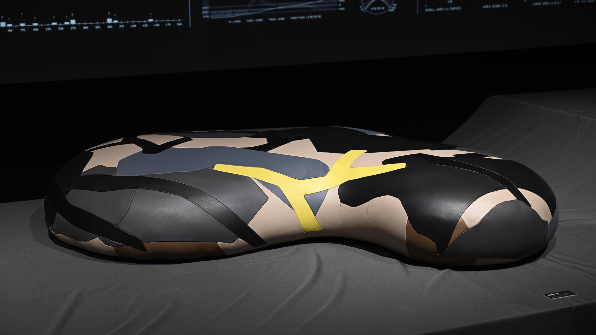 Wrapping Waste Couch, 205cm x 110cm x 45cm