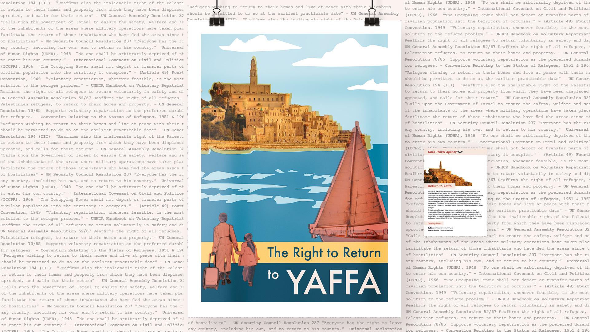 Poster for Gaza Travel Agency