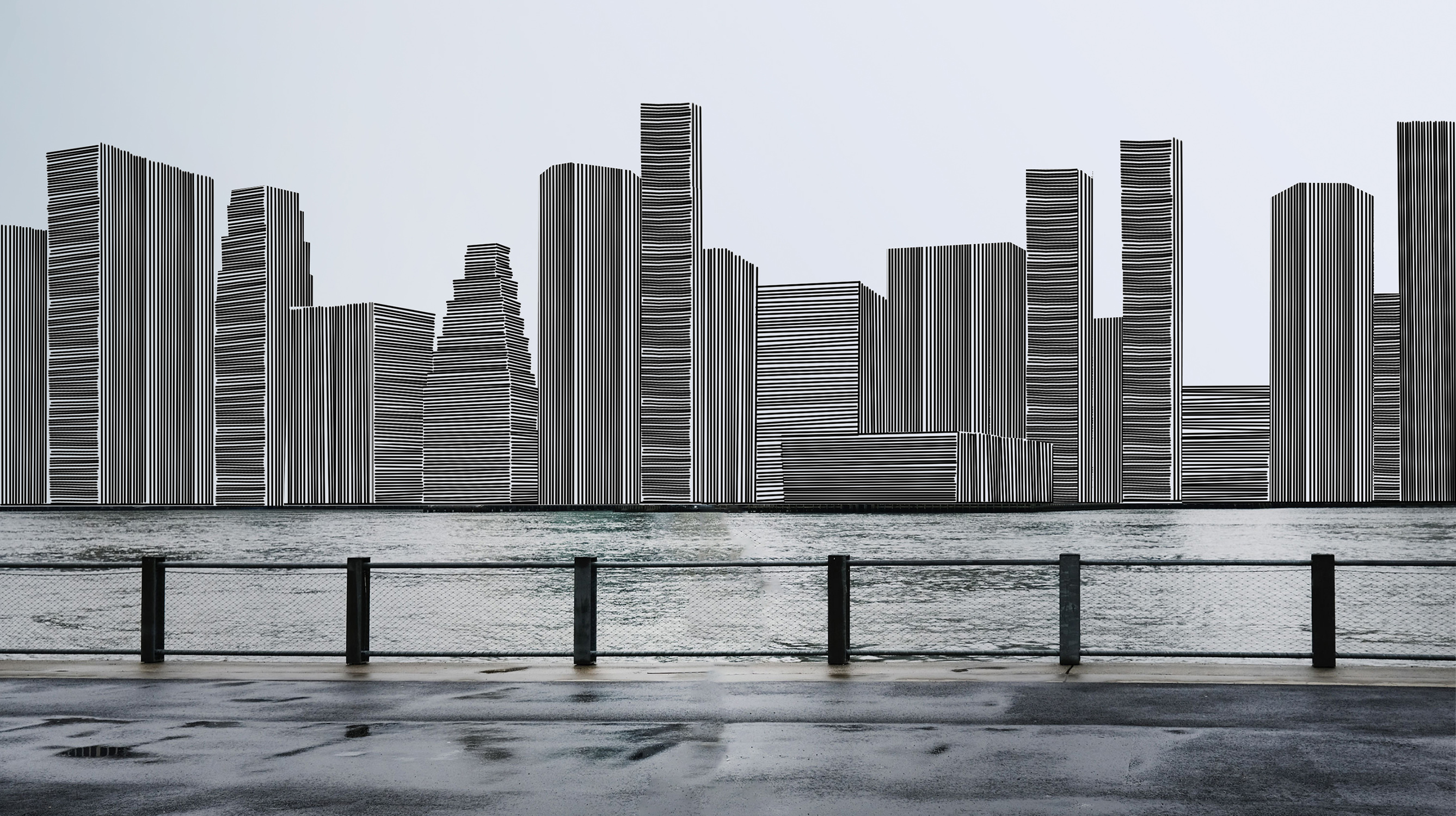 Lines landscape