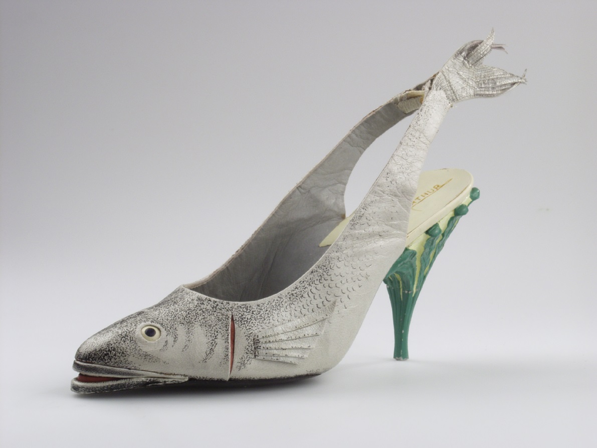Slingback in de vorm van een vis, Arthur, 1967