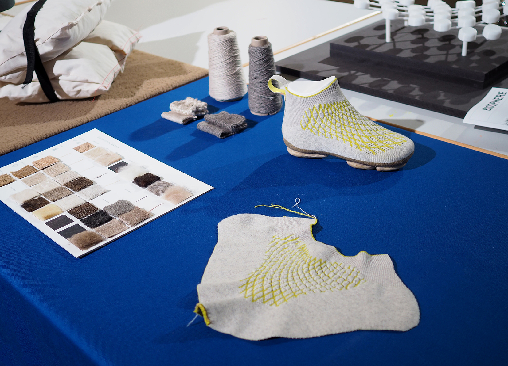 The design is based on thorough material research.