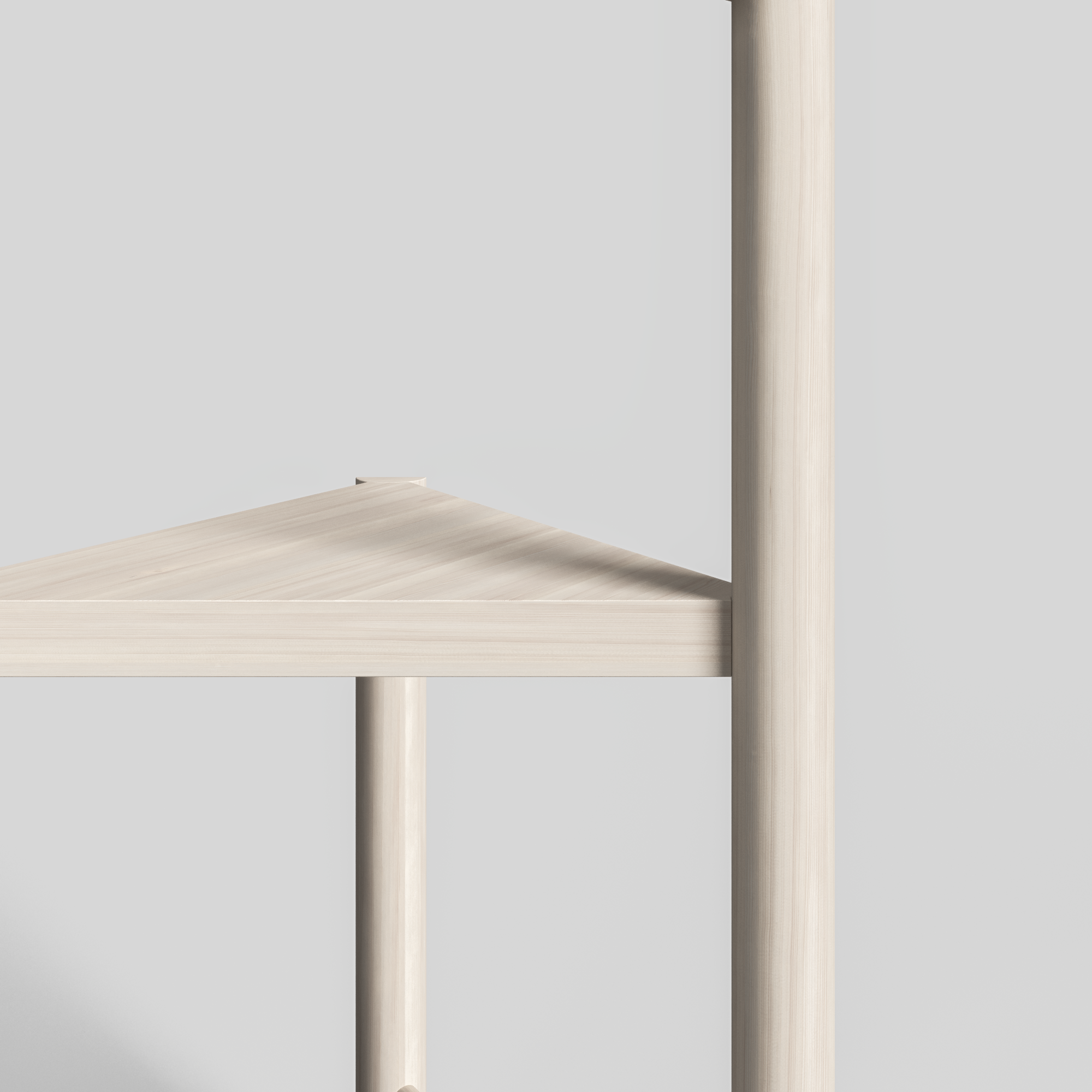 Trì Chair Rear Leg Detail