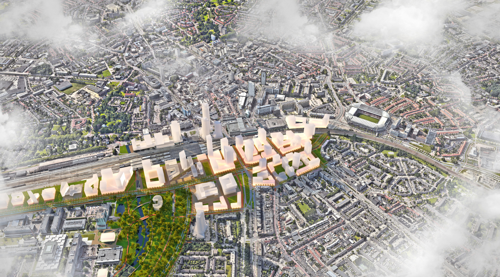 Central Train station area development