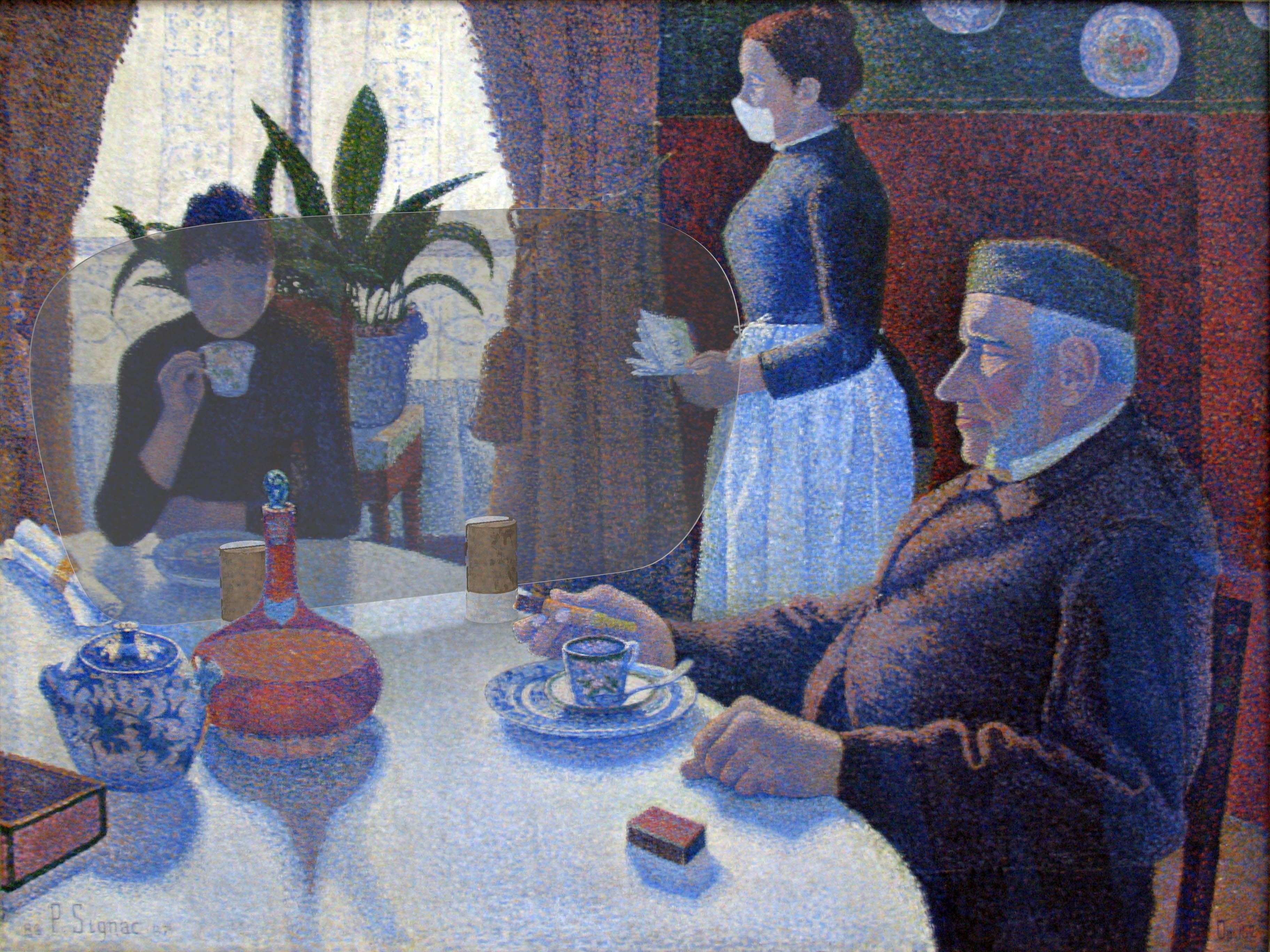 La salle à manger by Paul Signac