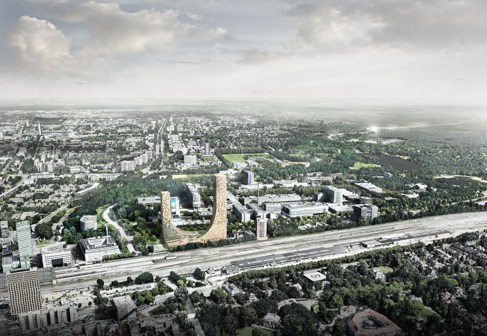 Artist impression Dutch Mountains