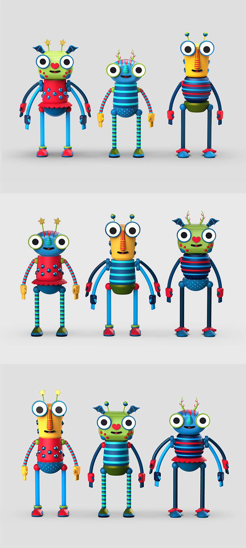 Some of the different possible combinations