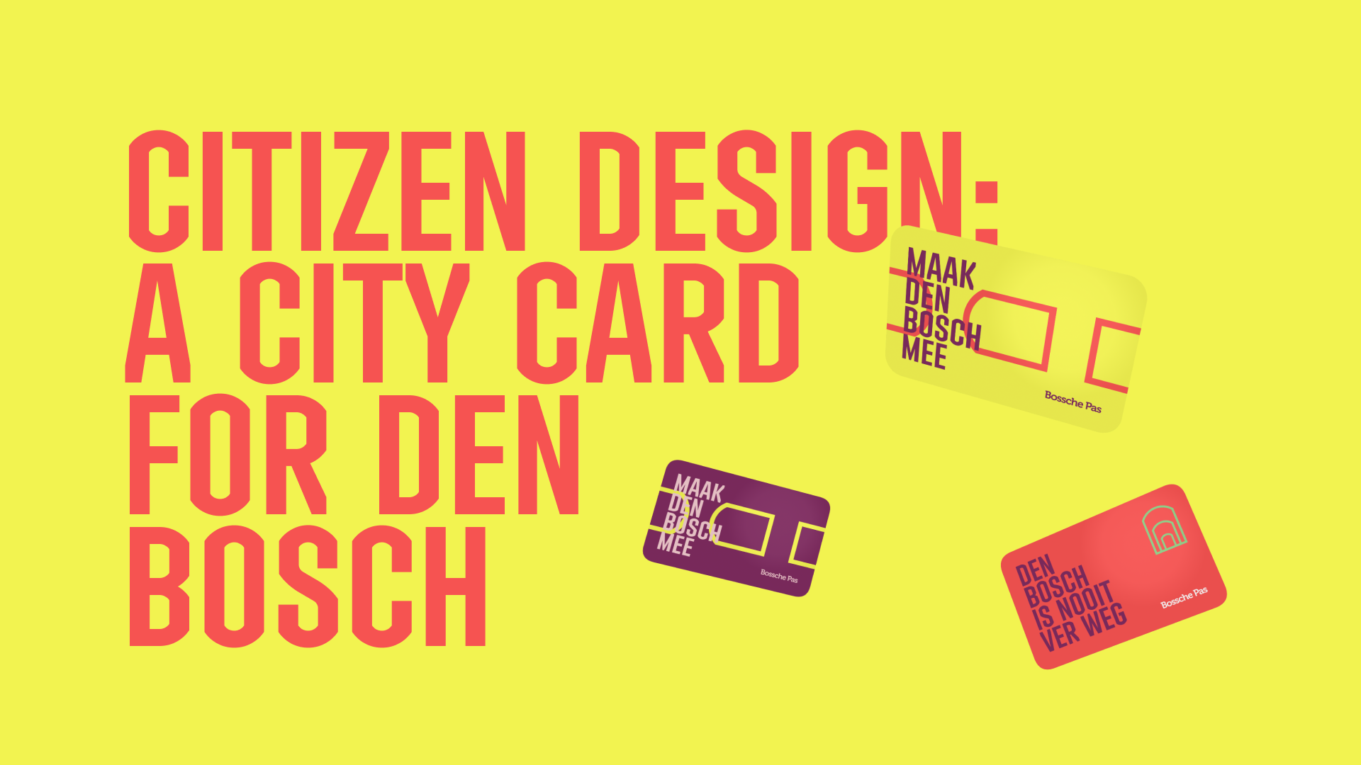 First concepts based on the Den Bosch identity