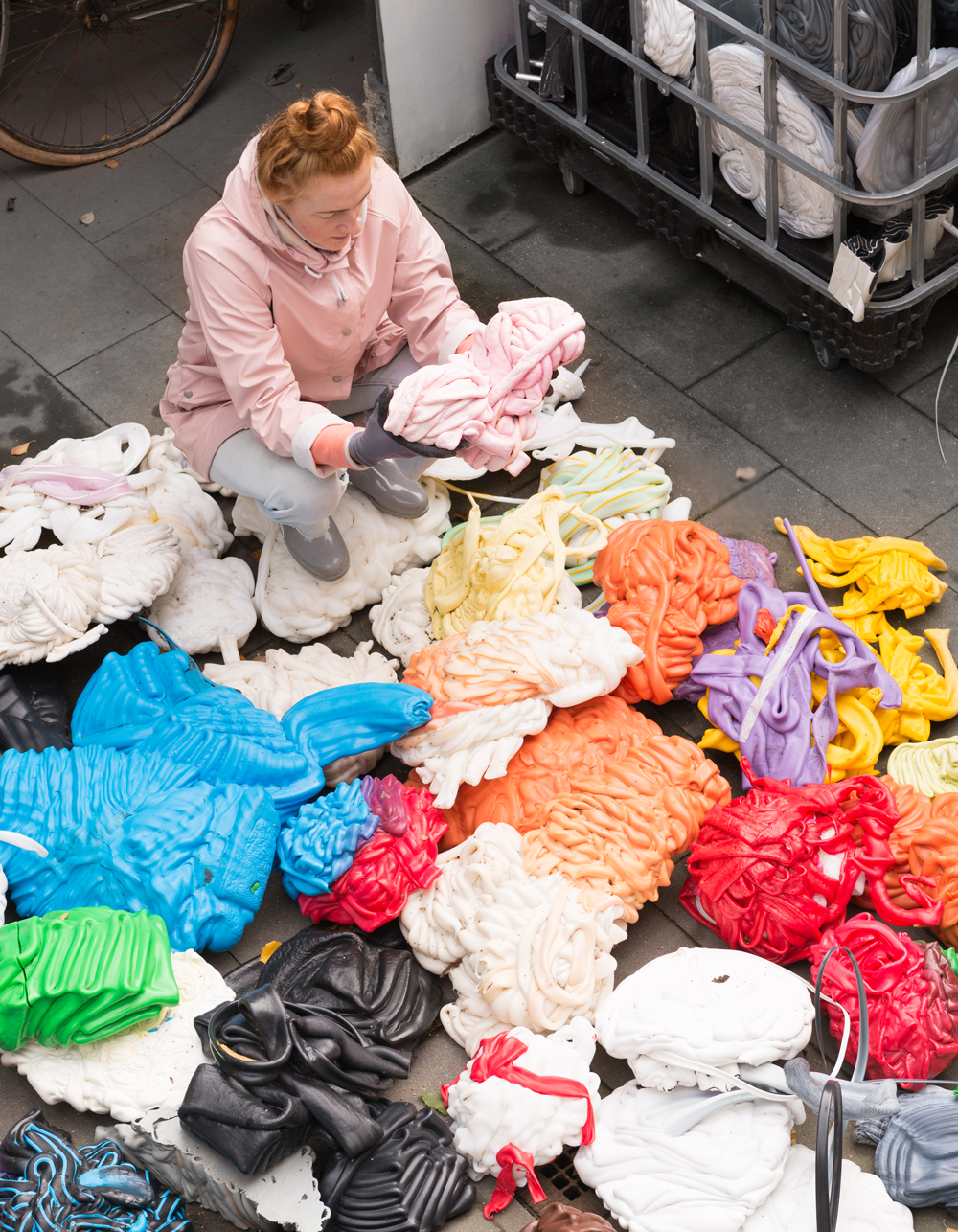 the Plastic Mine - colour shelves