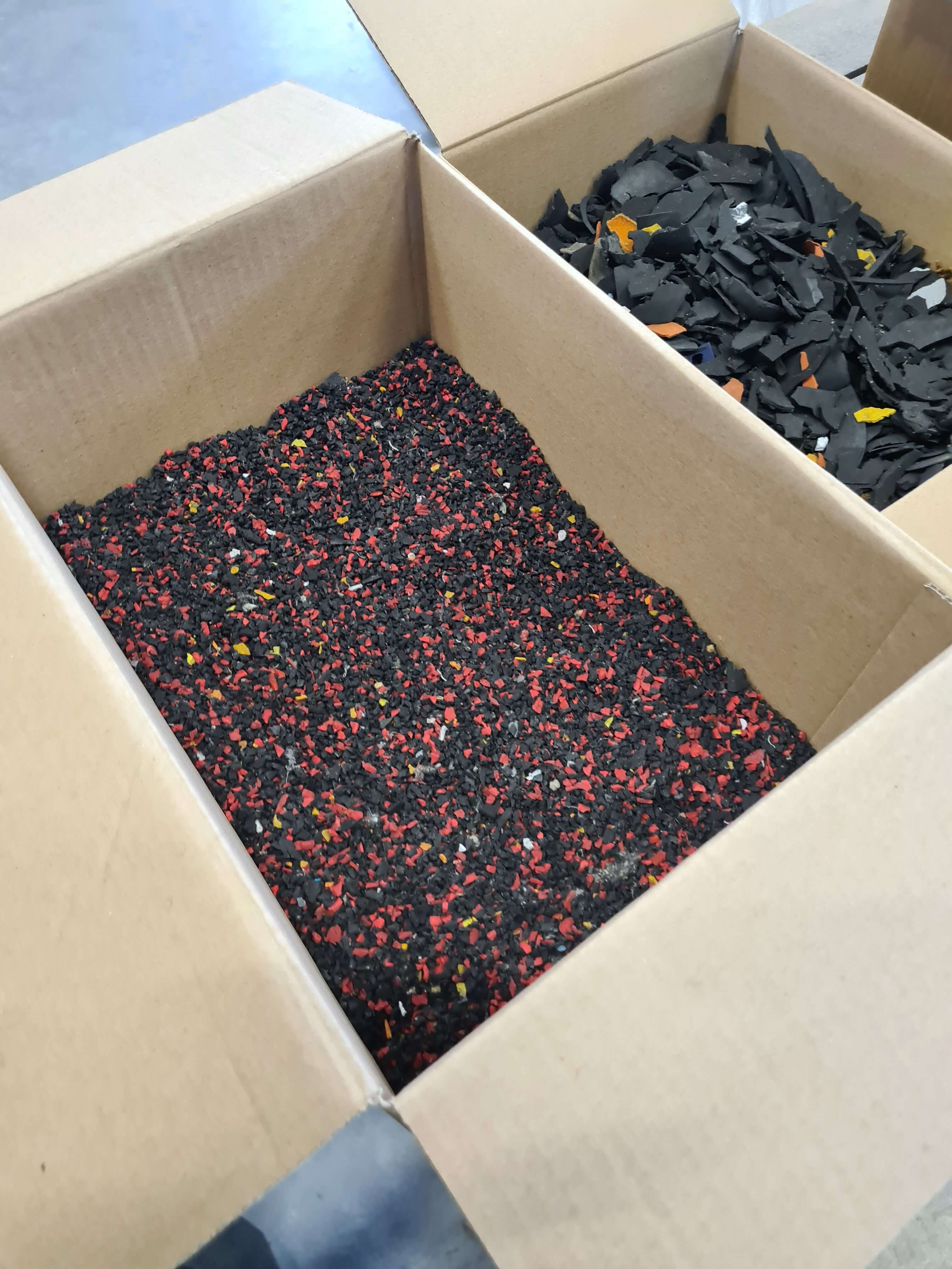 Granulate after processing