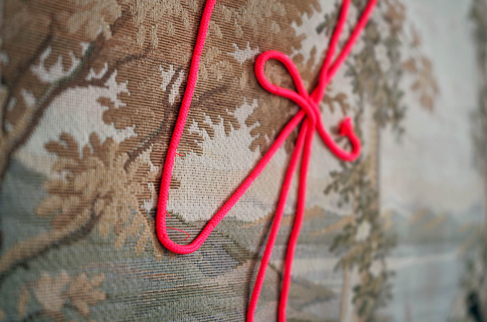 Detail work in progress - mixed-media werk 'If'