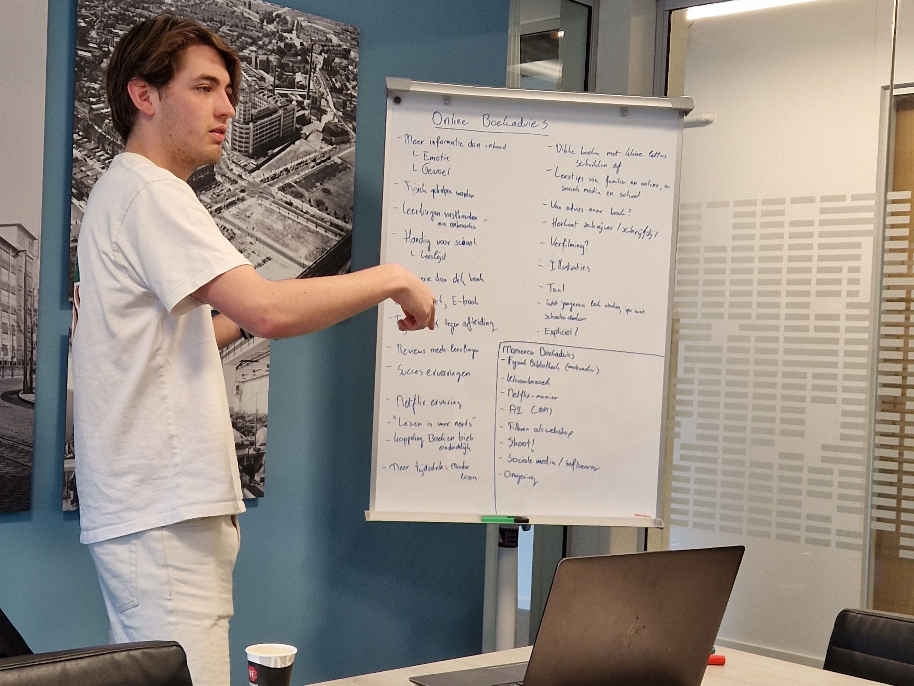 Students developing AI based book recommendation