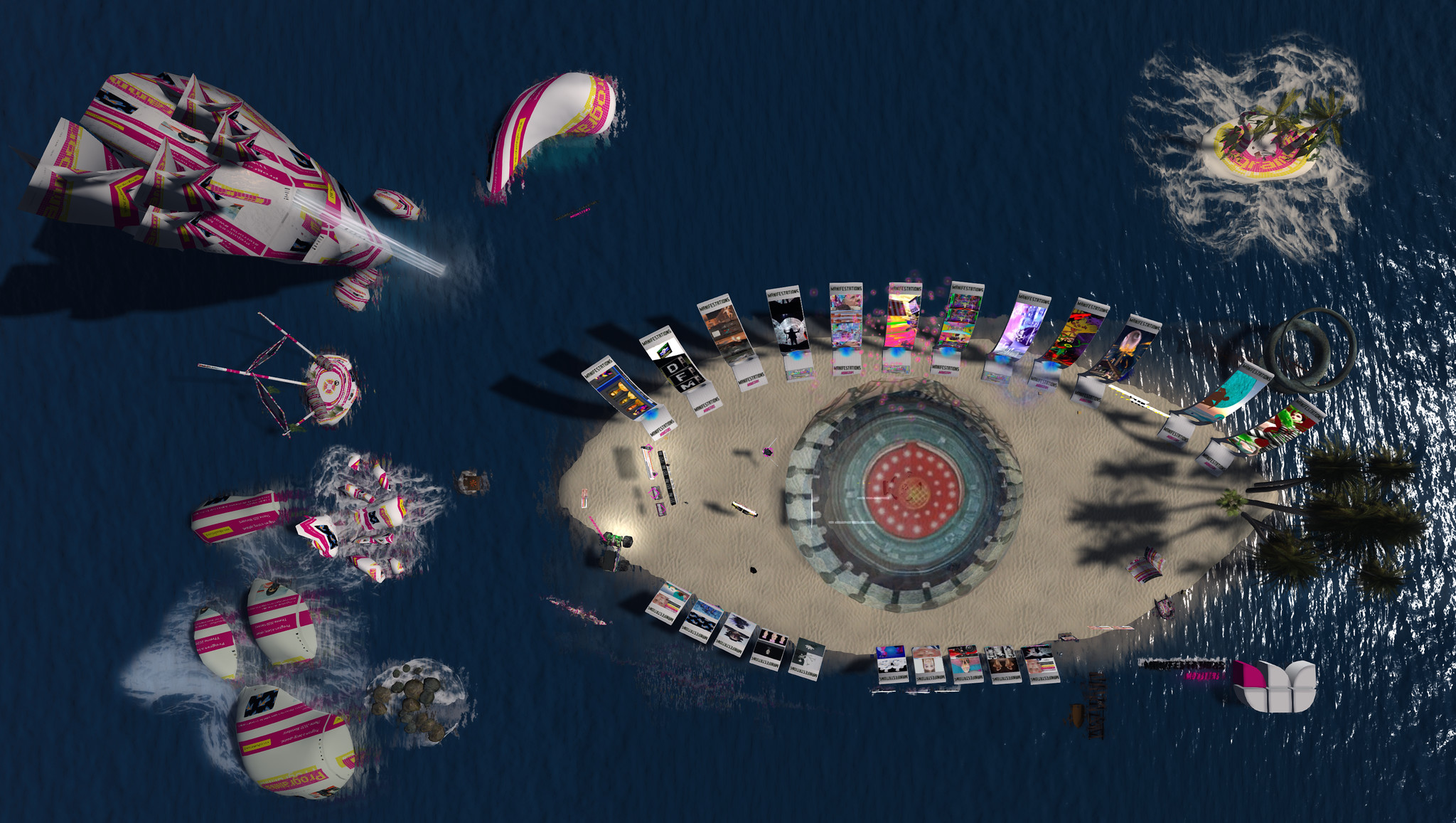 Manifestations Art Portals Island Second Life
