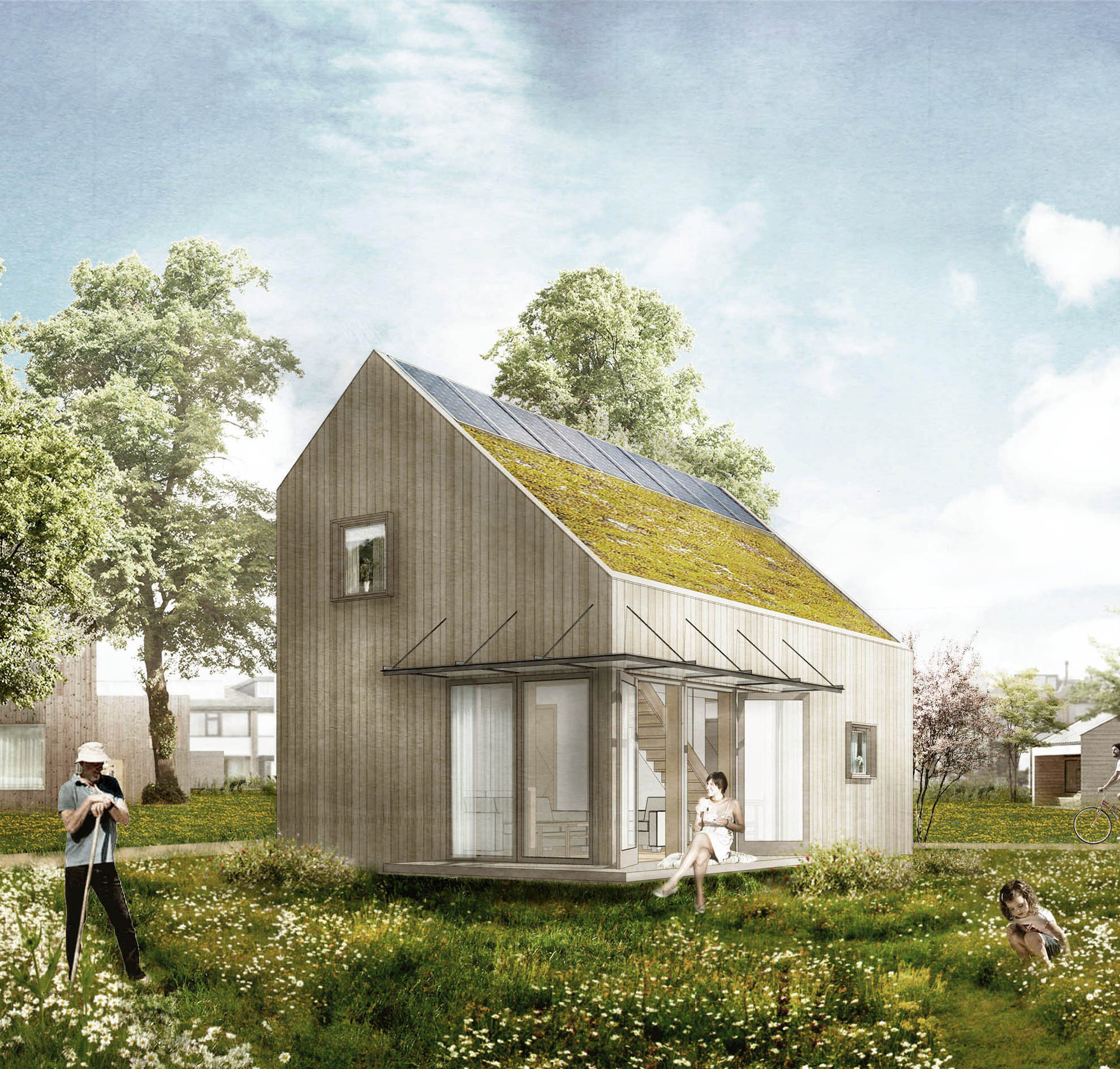 First pilot home under construction