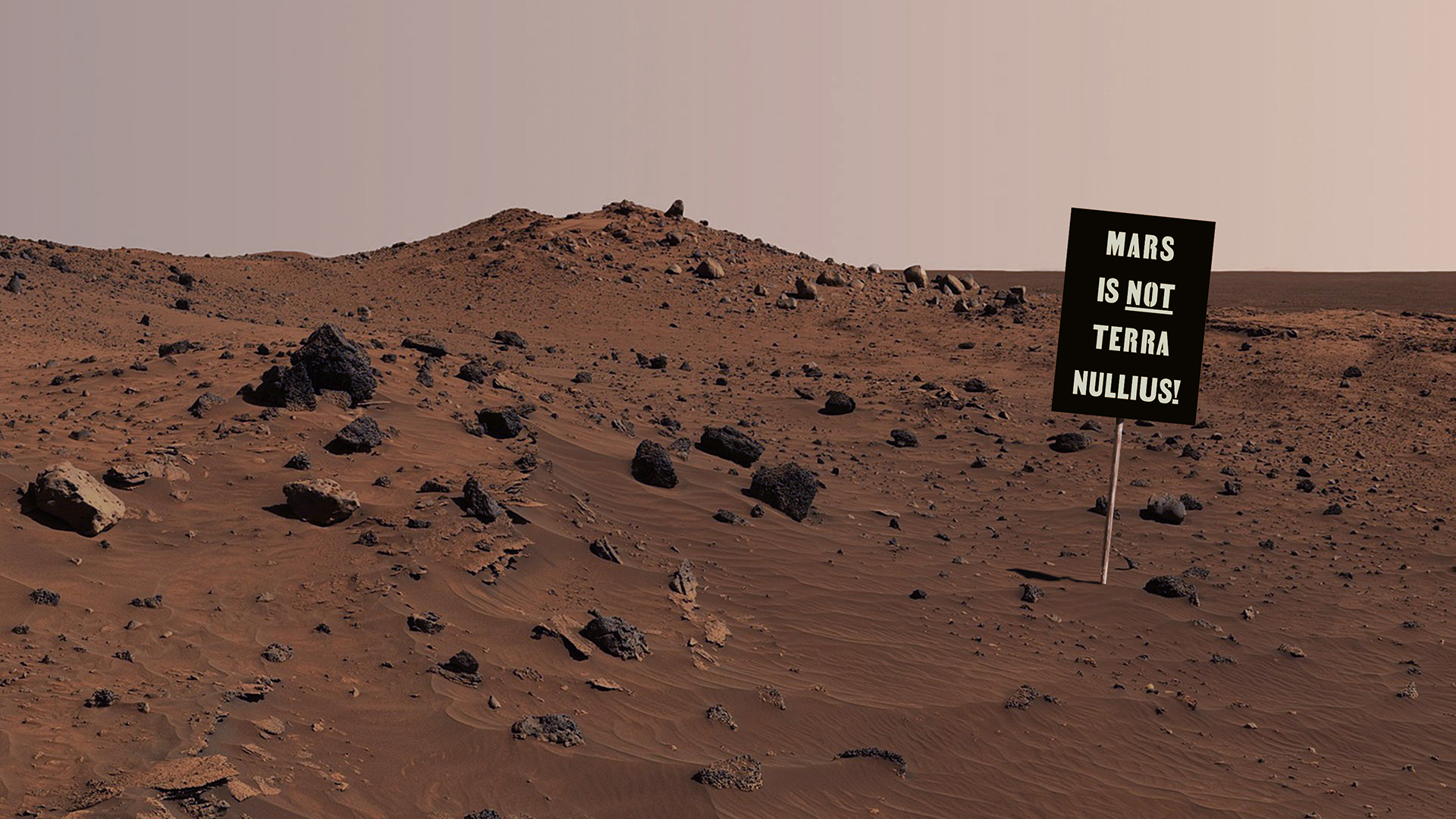 Mars is not Terra Nullius