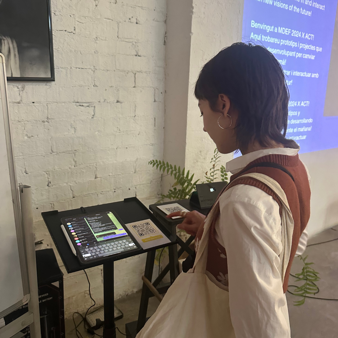 Person using WattWise during earlier event