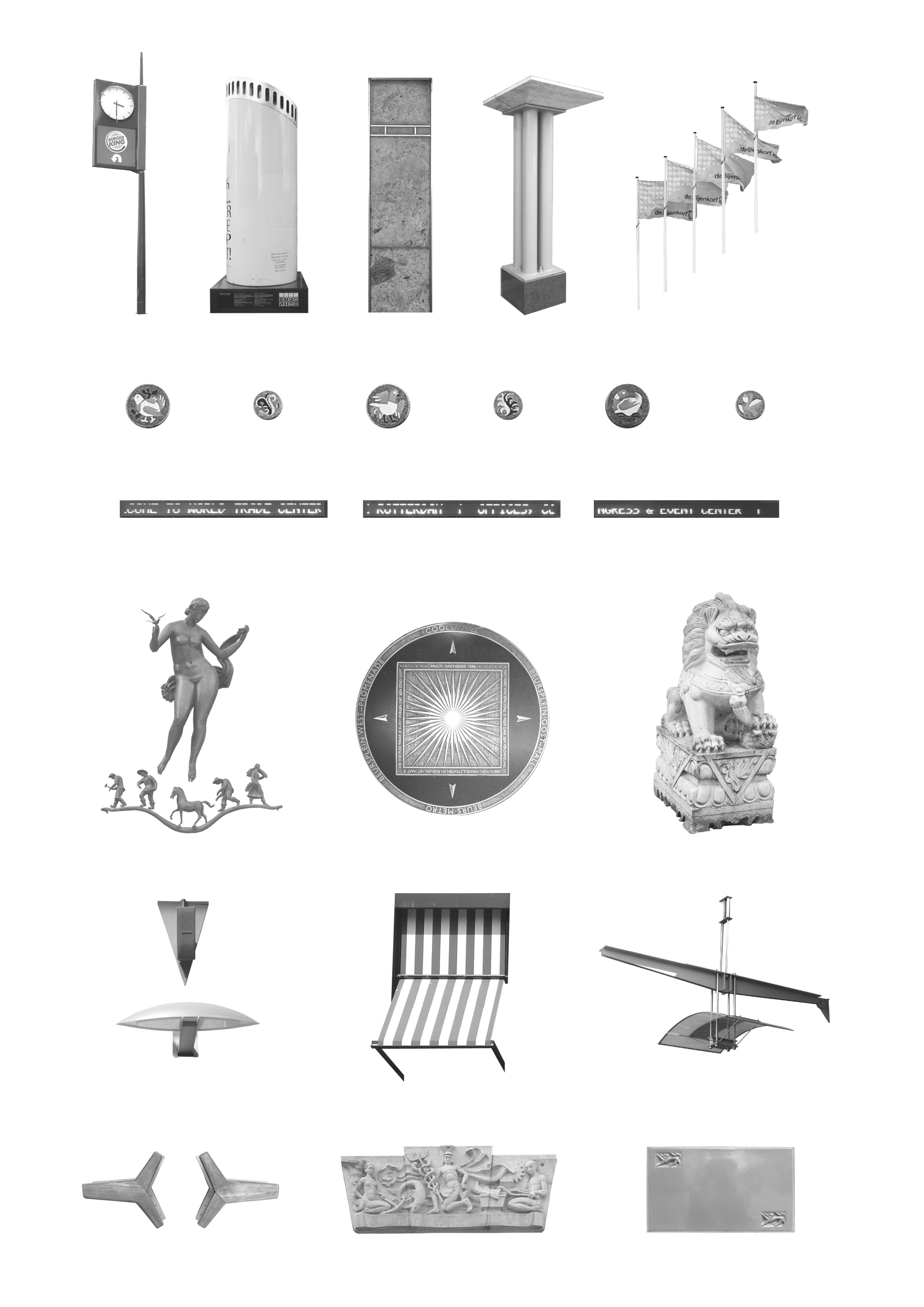 atlas of existing elements and symbols in situ