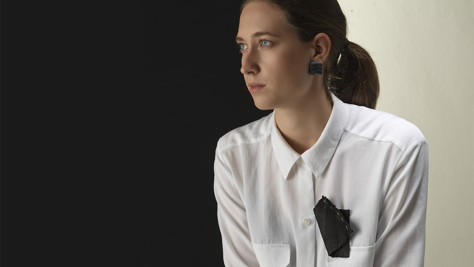 3 in 1 : Earrings and Folded Brooch