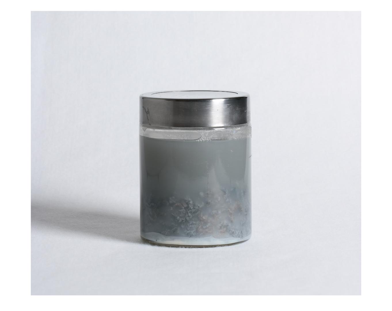 Paper pulp from the patient's used clothing