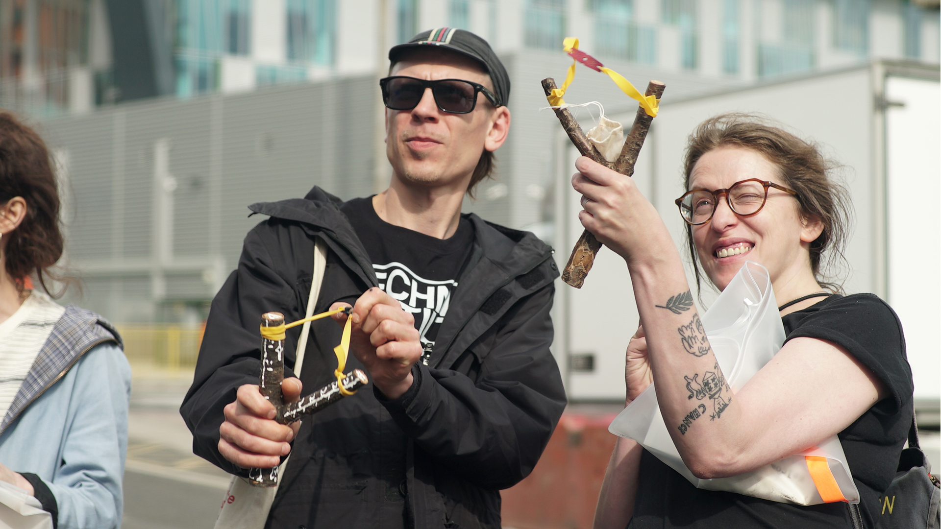 Shooting seed bombs in Nine Elms (London)