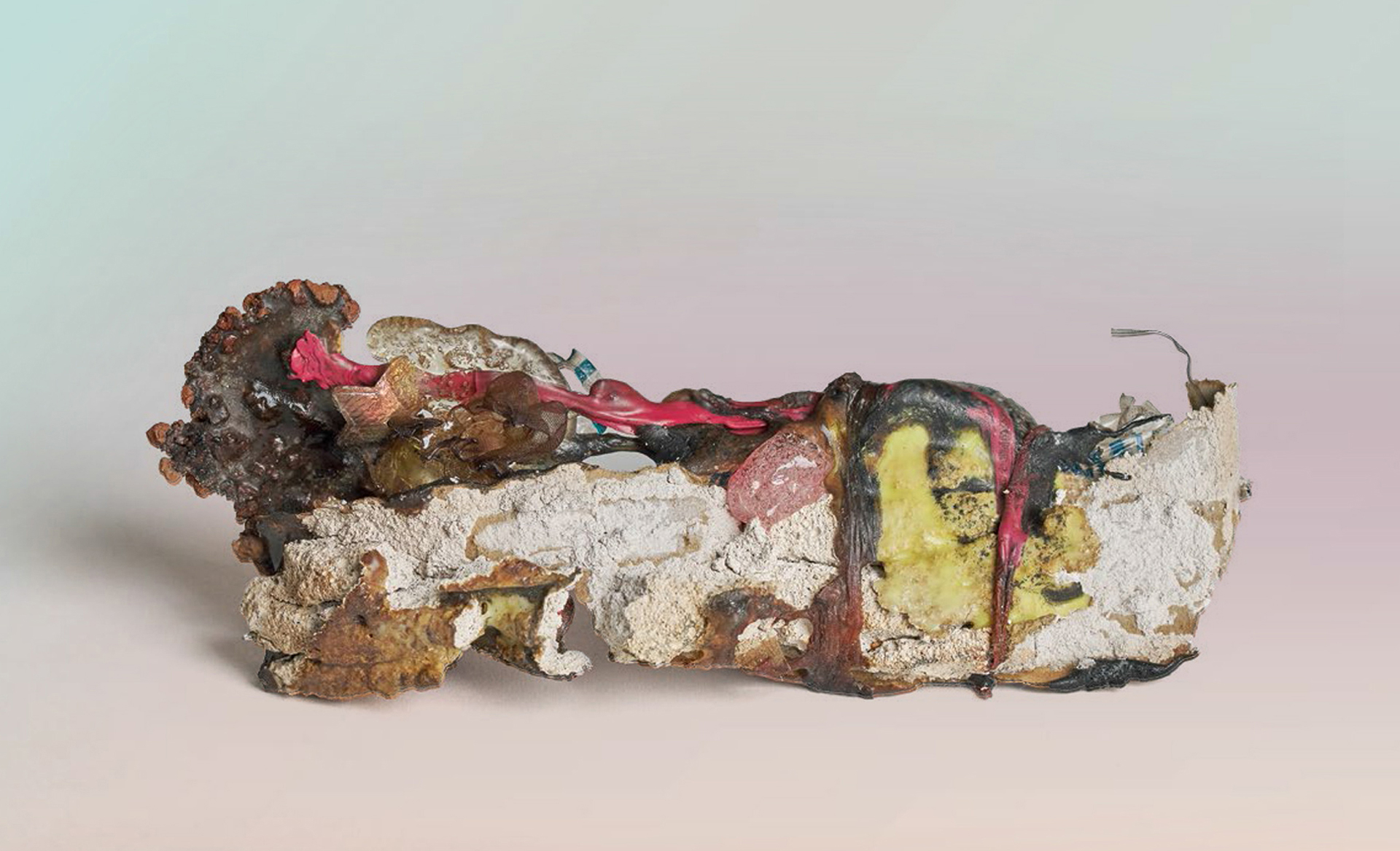 2020, mixed media, 16.5 × 5.7 × 4 cm