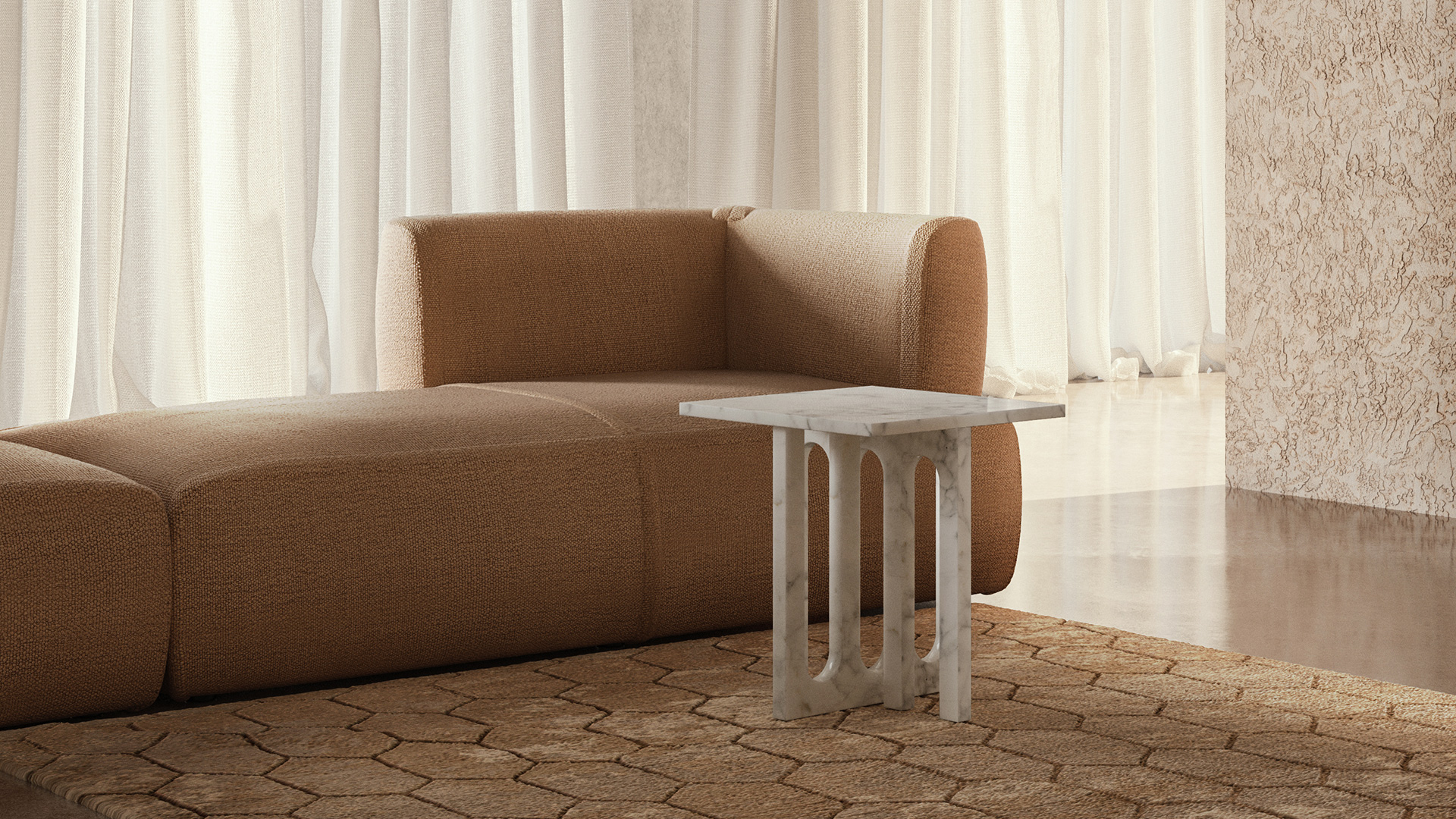 Enigma Side Table by Diego Rapuzzi for 3DD Factory