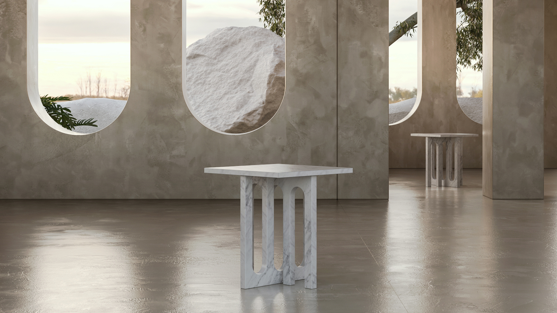 Enigma Side Table by Diego Rapuzzi for 3DD Factory