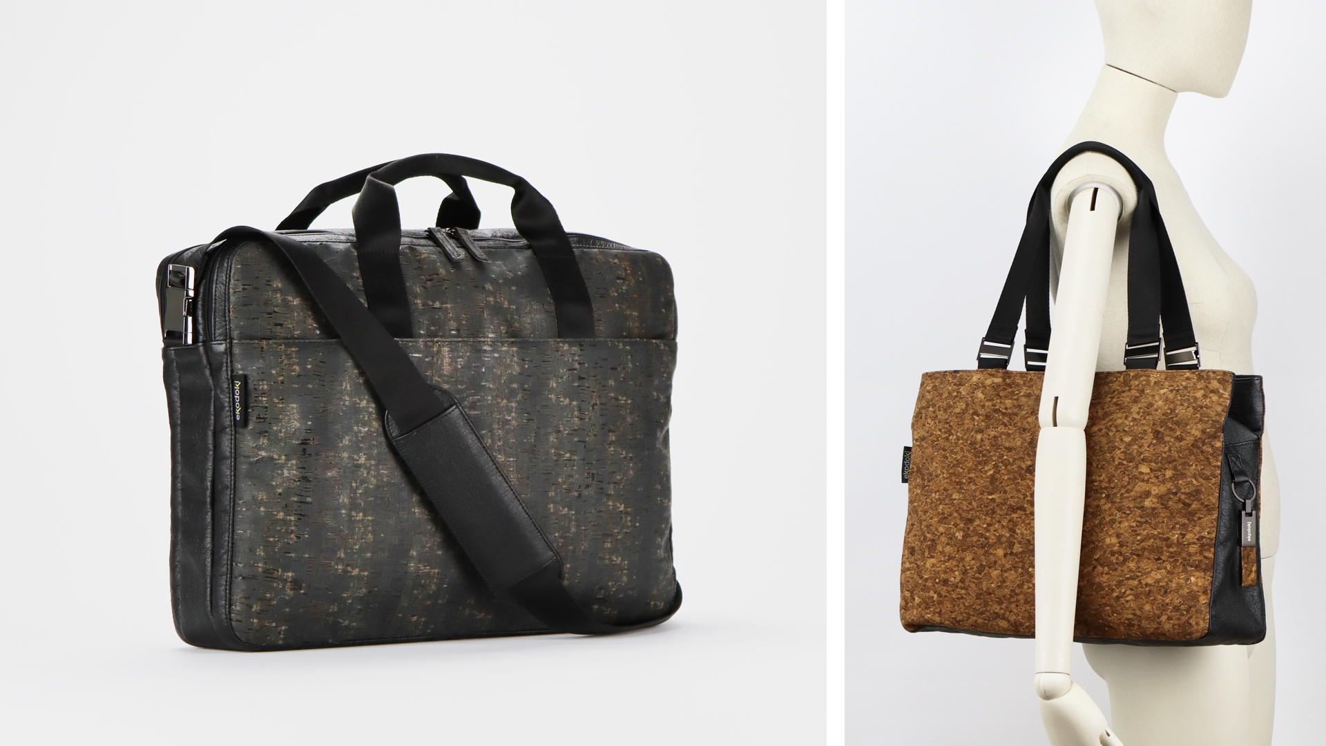 eKodoKi KWORK Briefcase L and Hand/Shoulder Bag L