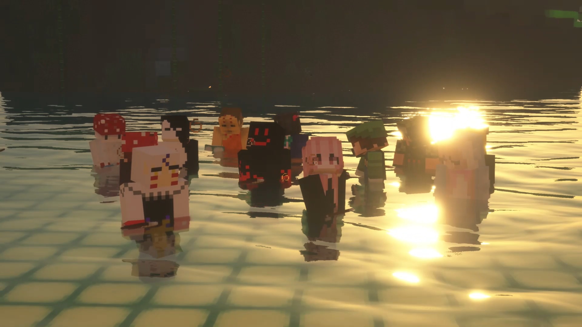 Screenshot from a group guided meditation event