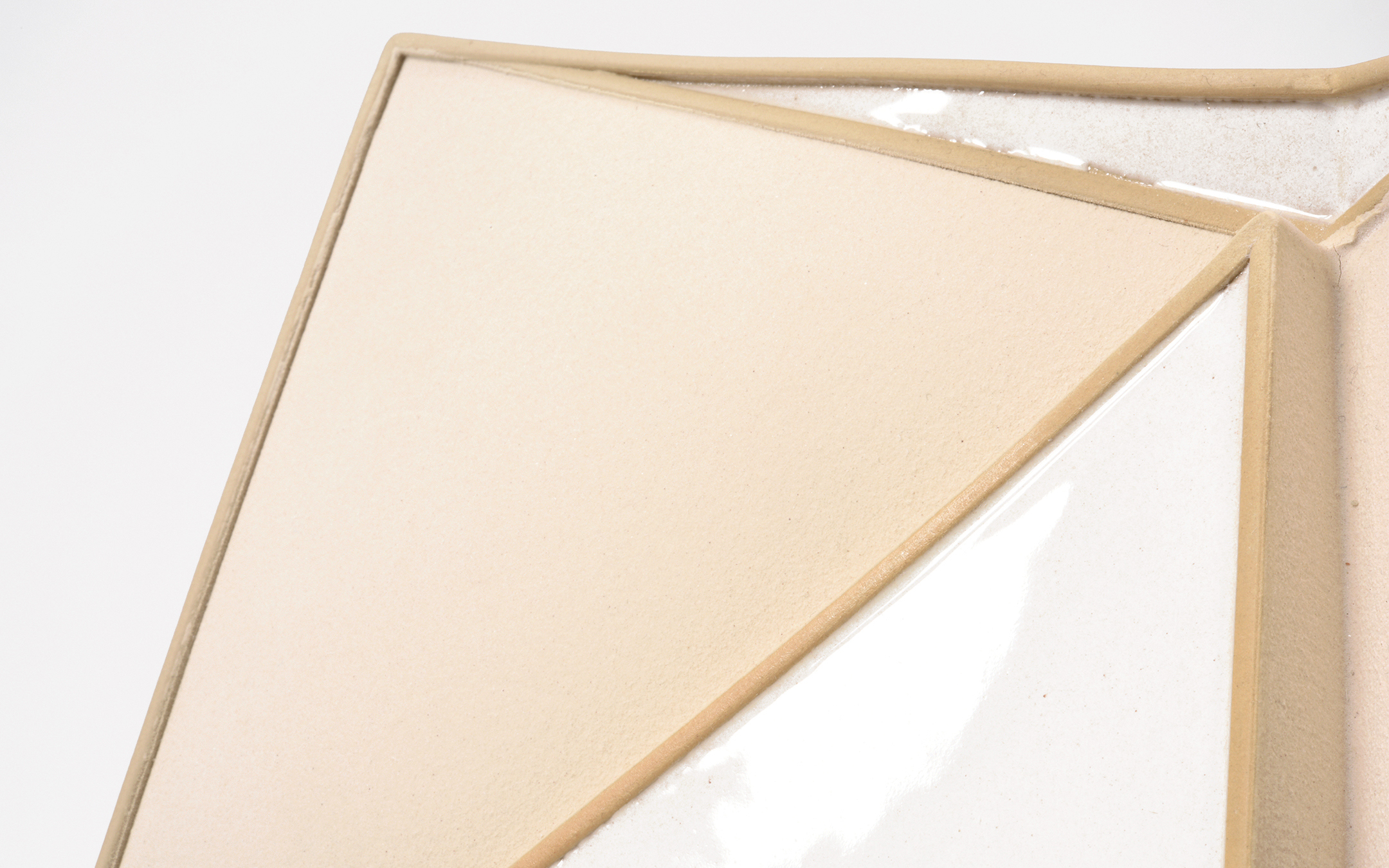 The porous coated and glazed surfaces without alga