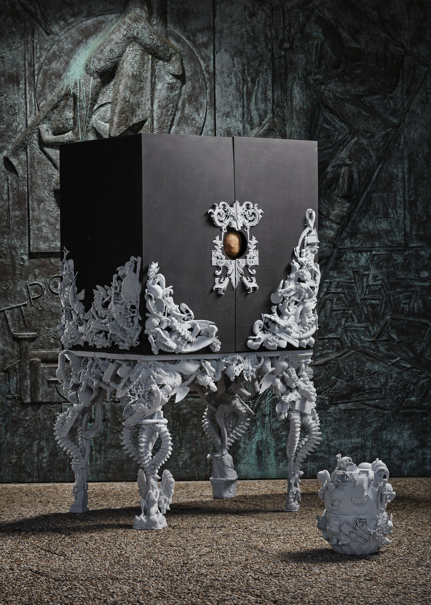 Cabinet and Urn