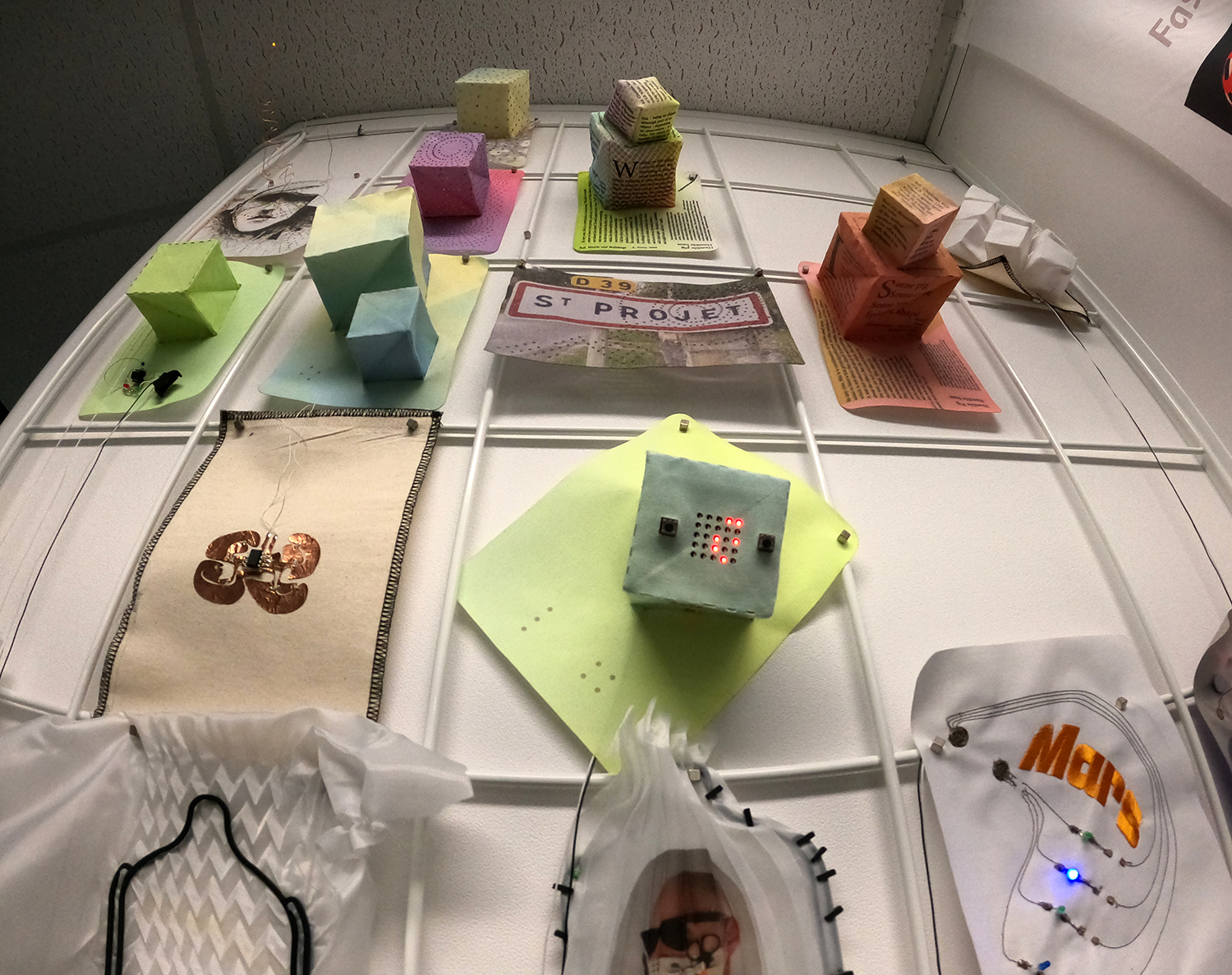 3D e-textile swatches